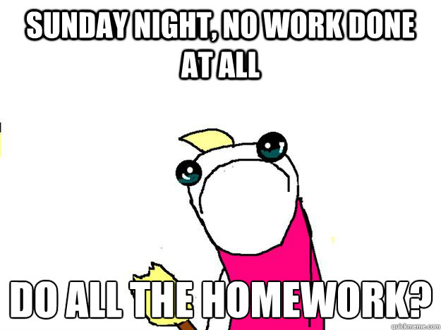 Do All The Homework Meme