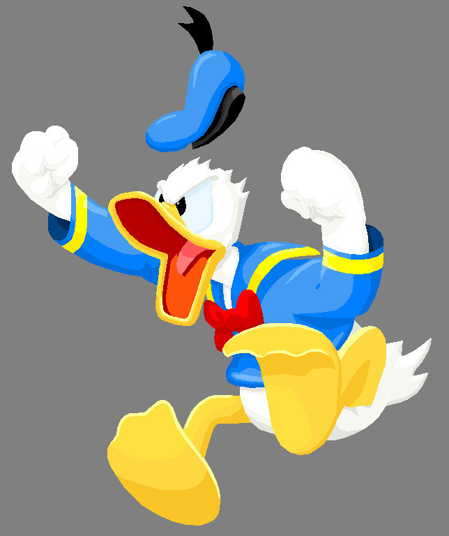 Donald Duck Angry Face