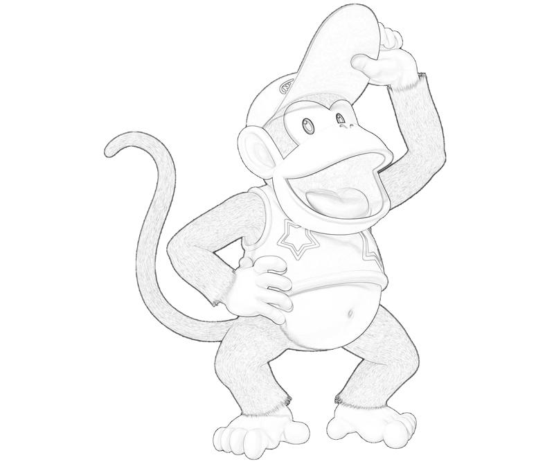 Donkey Kong Country Returns Coloring Pages