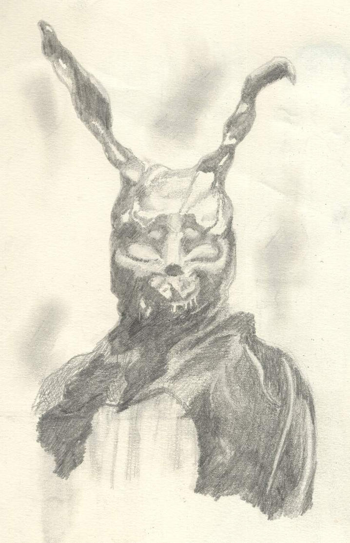 Donnie Darko Rabbit Drawing