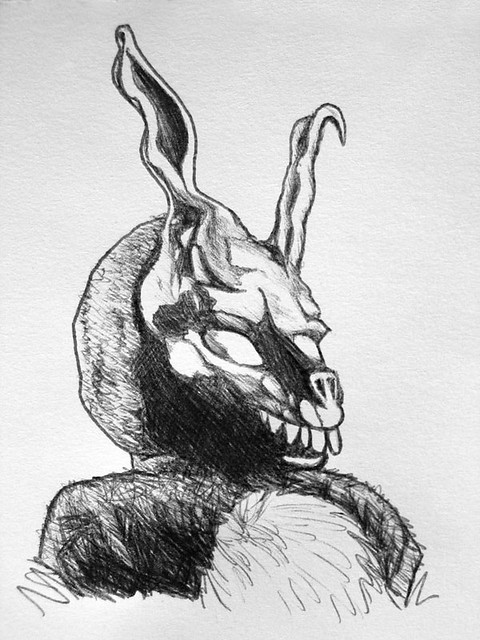 Donnie Darko Rabbit Drawing