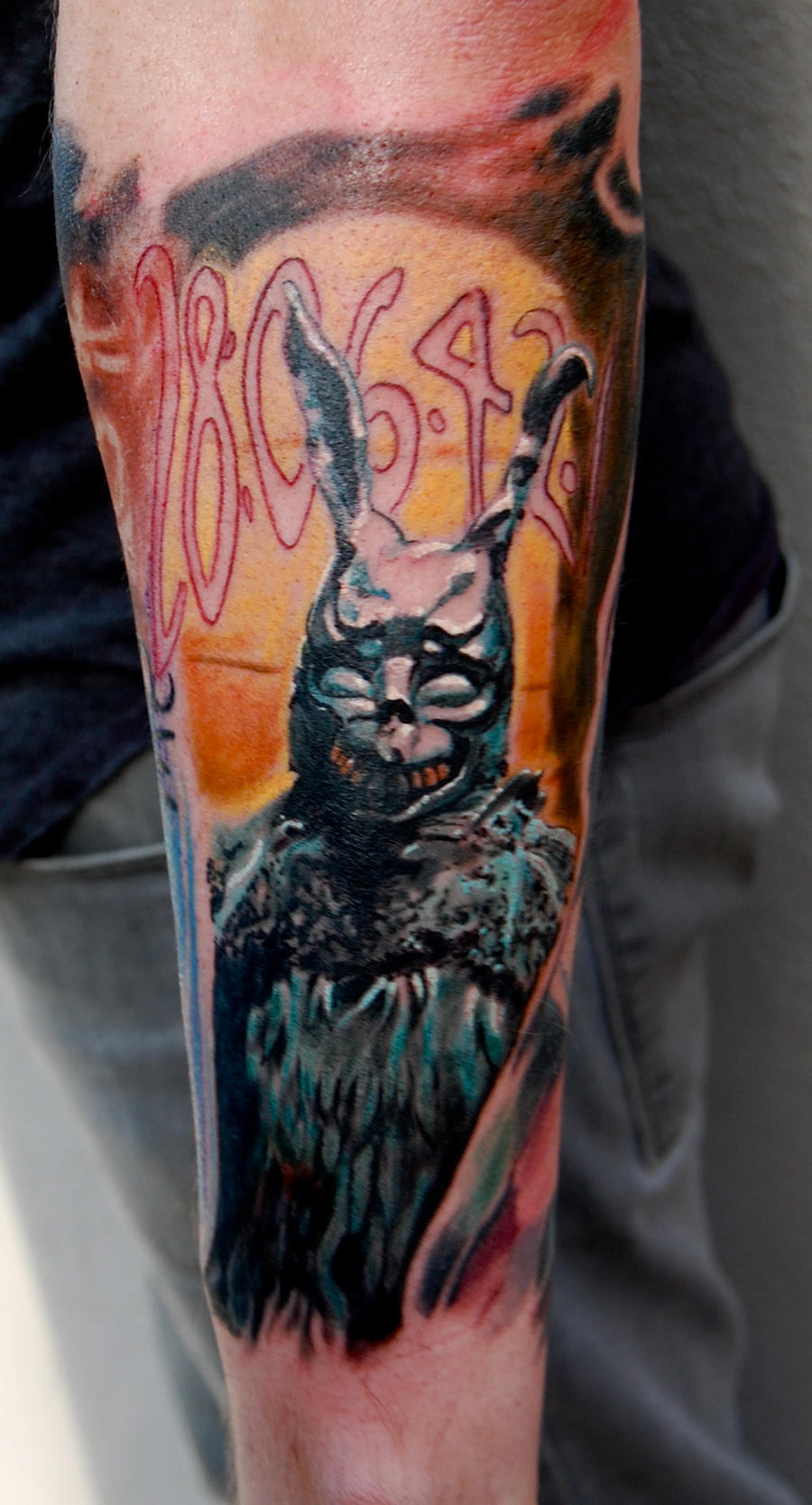 Donnie Darko Rabbit Tattoo