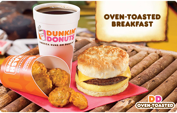 Dunkin Donuts Menu Breakfast