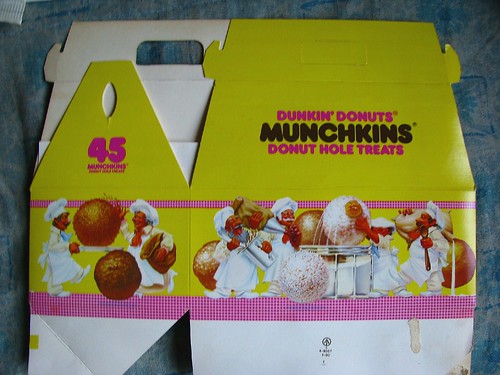 Dunkin Donuts Munchkins Box