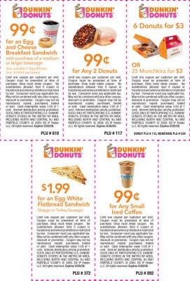 Dunkin Doughnuts Coupons