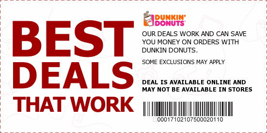 Dunkin Doughnuts Coupons