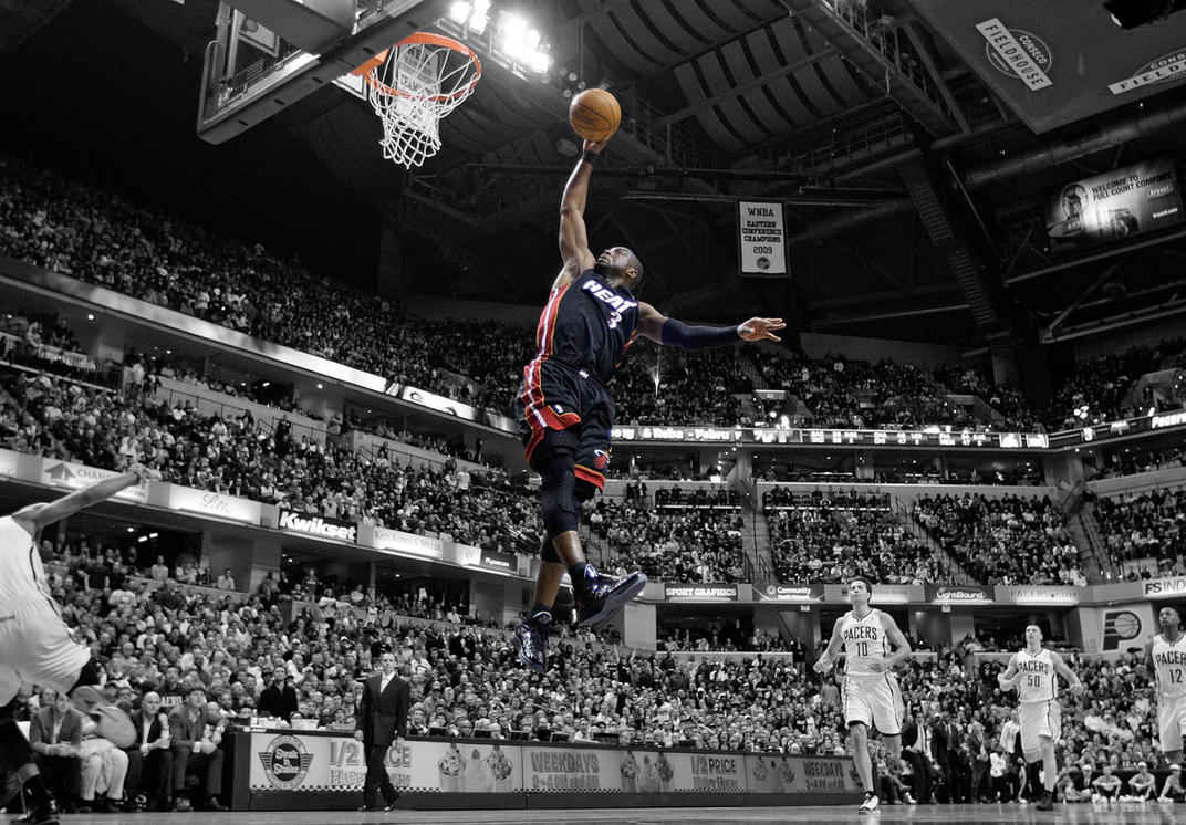 Dwyane Wade Dunking Wallpaper