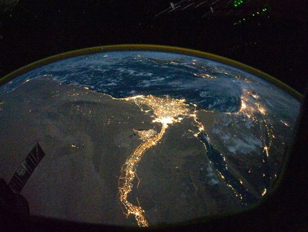 Earth City Lights From Space