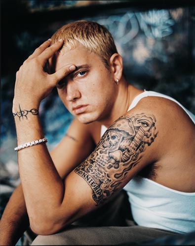 Eminem Tattoos Of Mariah On His Back