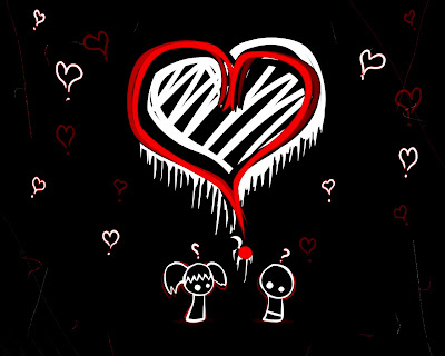 Emo Love Heart Wallpaper Hd
