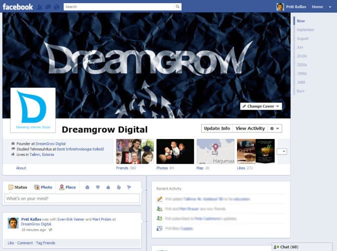 Facebook Timeline Cover Photo Size For Pages