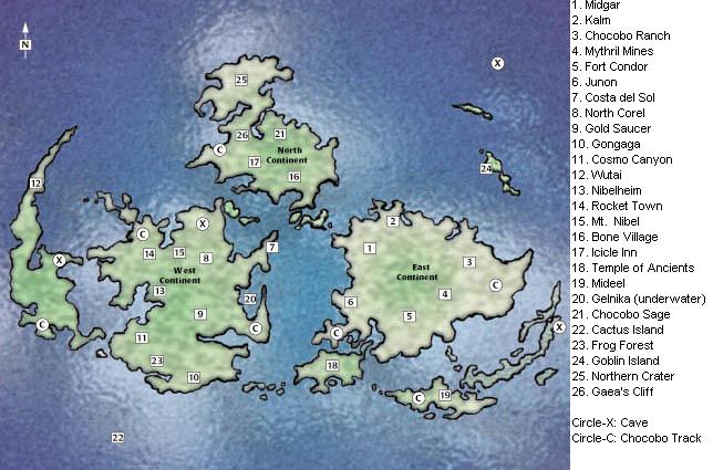 Ffvii Map