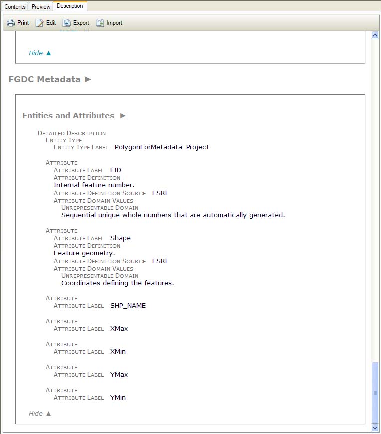 Fgdc Metadata Editor For Arcgis 10.1