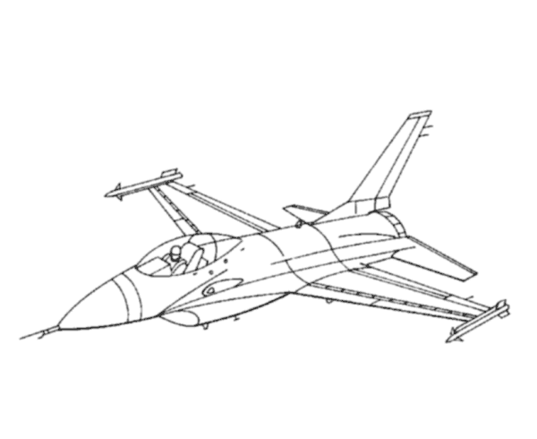 Fighter Jets Drawings