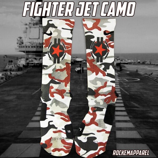 Fighter Jets Foamposites Socks