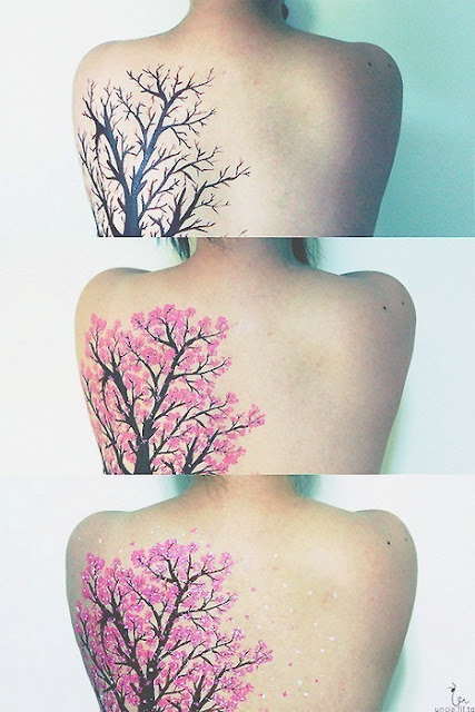 Flor De Cerejeira Tatuagem