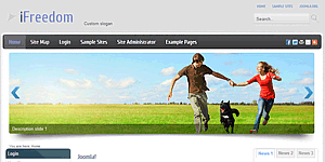 Free Joomla 2.5 Templates With Slideshow
