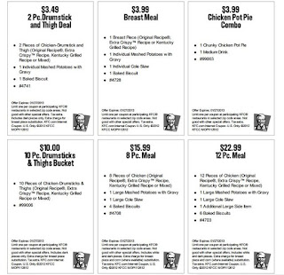 Free Printable Kfc Coupons 2013