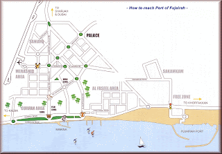 Fujairah City Map