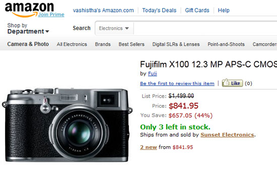 Fuji X100 Case Amazon