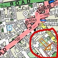 Fulham Road London Map