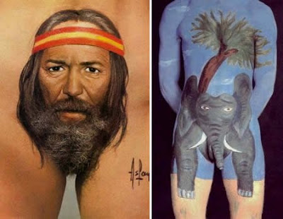 Full Body Painting On Men