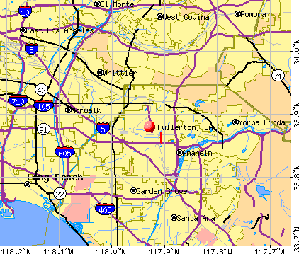 Fullerton College Map