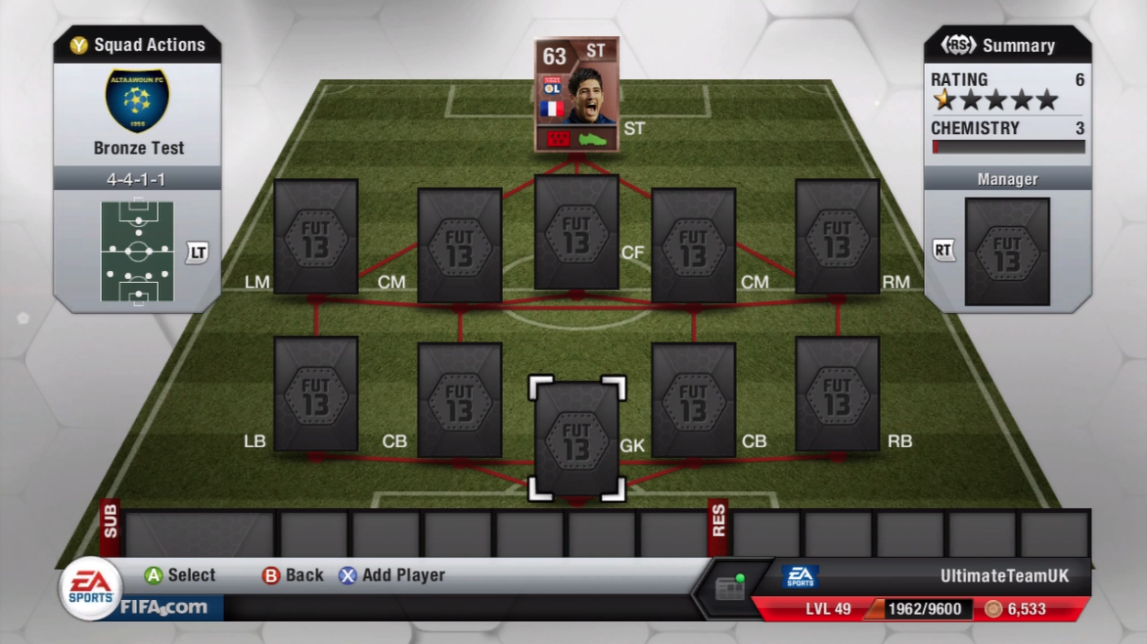 Fut 13 Teams