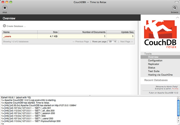 Futon Couchdb