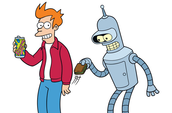 Futurama Fry And Bender