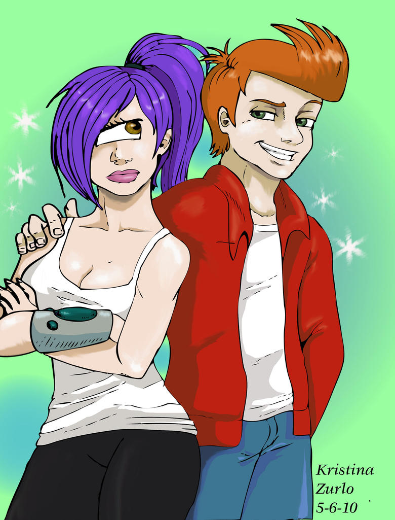 Futurama Fry And Leela