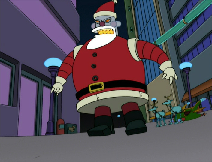 Futurama Robot Santa Figure