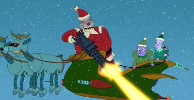 Futurama Santa Bot