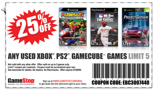 Gamestop Coupons Printable June 2013