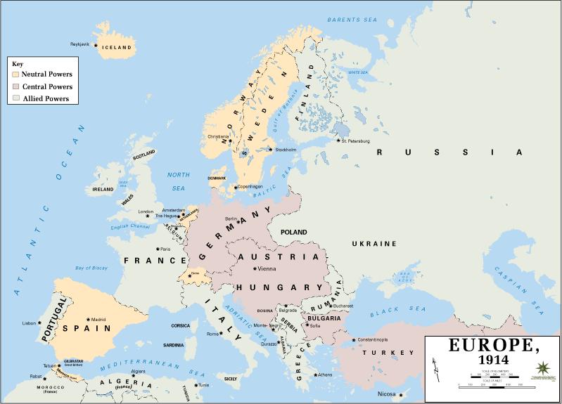 Germany Map 1914