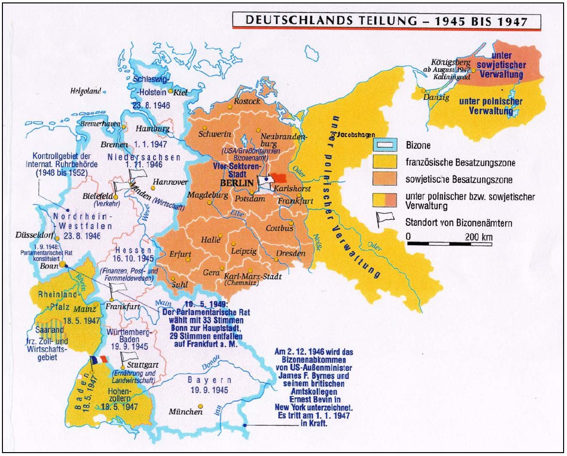 Germany Map 1945