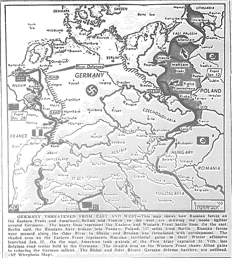 Germany Map 1945