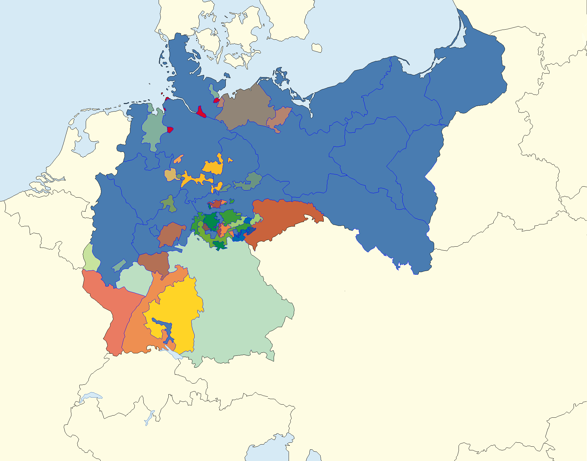 Germany Map 1945