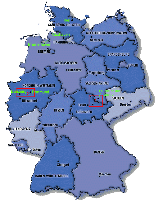 Germany Map Cities