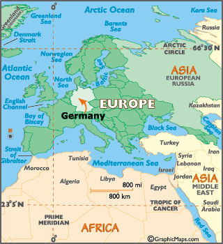 Germany Map Europe