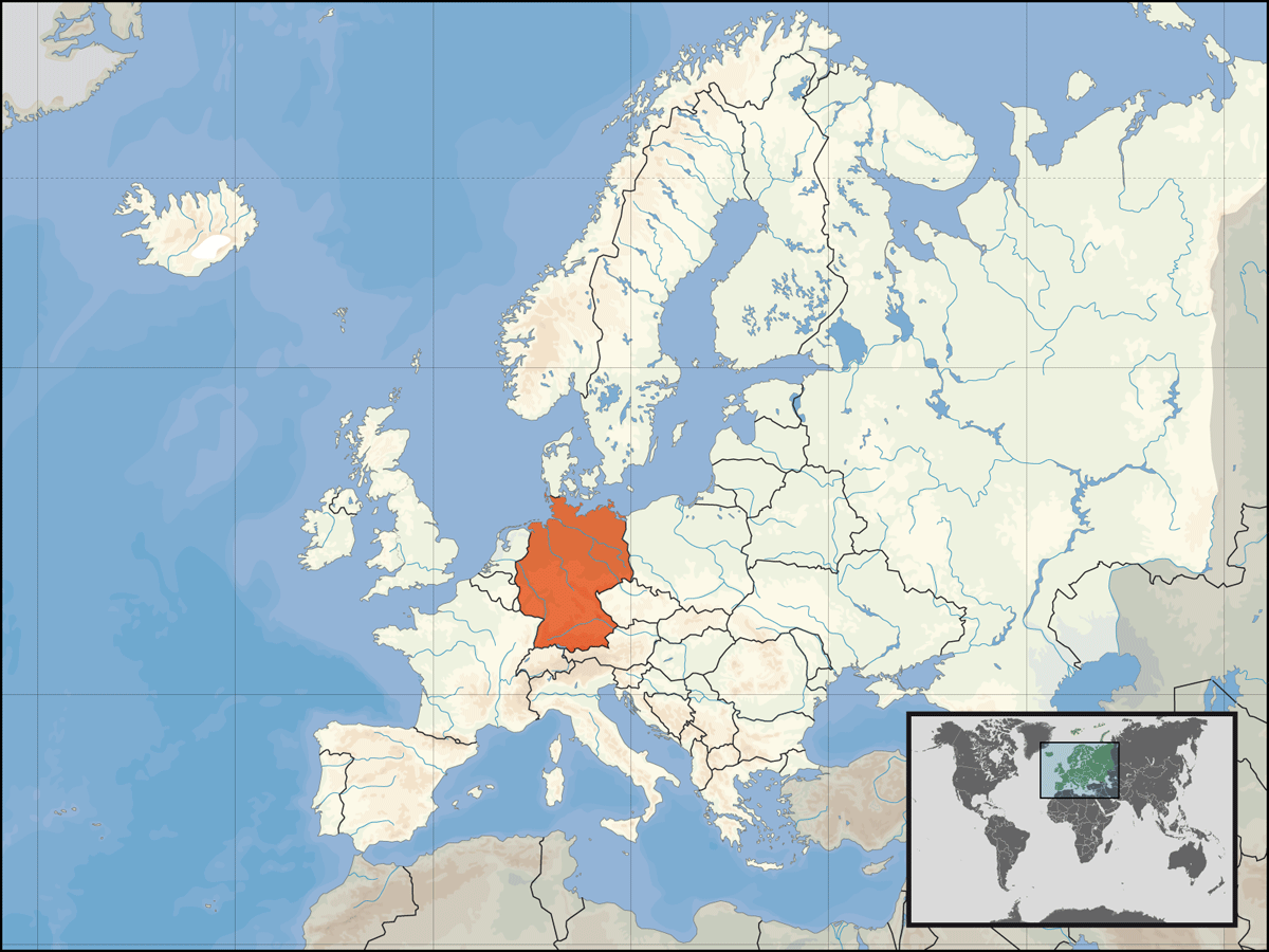 Germany Map Europe
