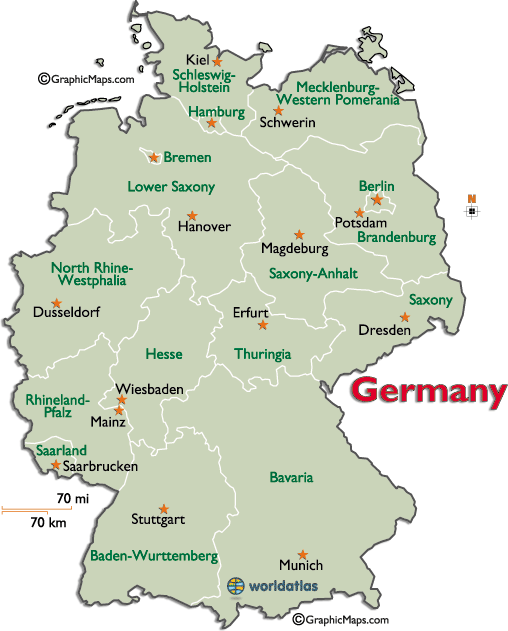Germany Map States