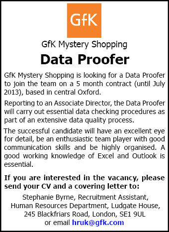 Gfk Mystery Shopping