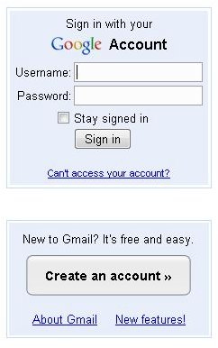 Gmail Account Opening Form
