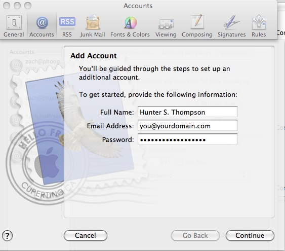 Gmail Account Settings For Mac Mail