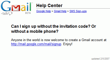 Gmail Account Sign Up Mobile Phone