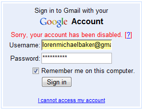 Gmail Login Box My Website