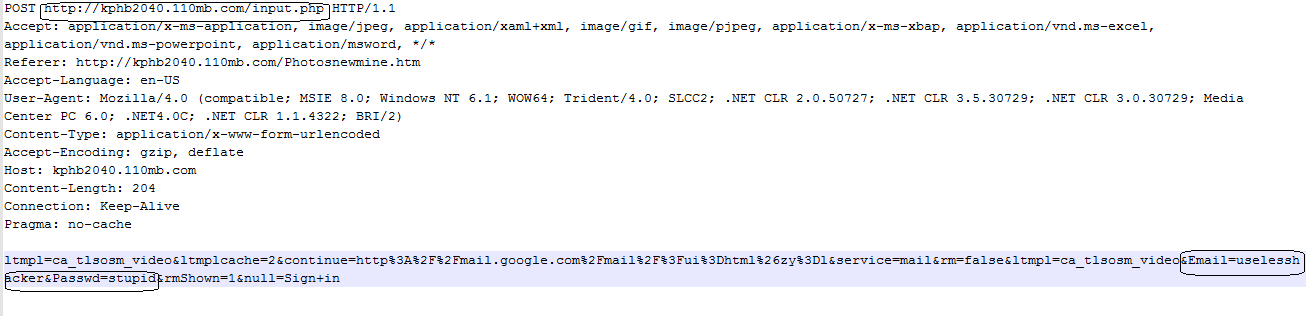 Gmail Login Page Code