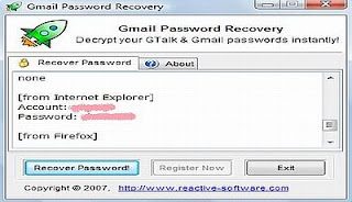 Gmail Login Password Recovery Software