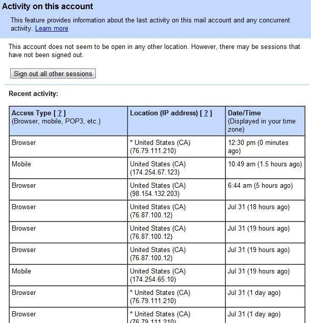 Gmail Logout Of Other Devices